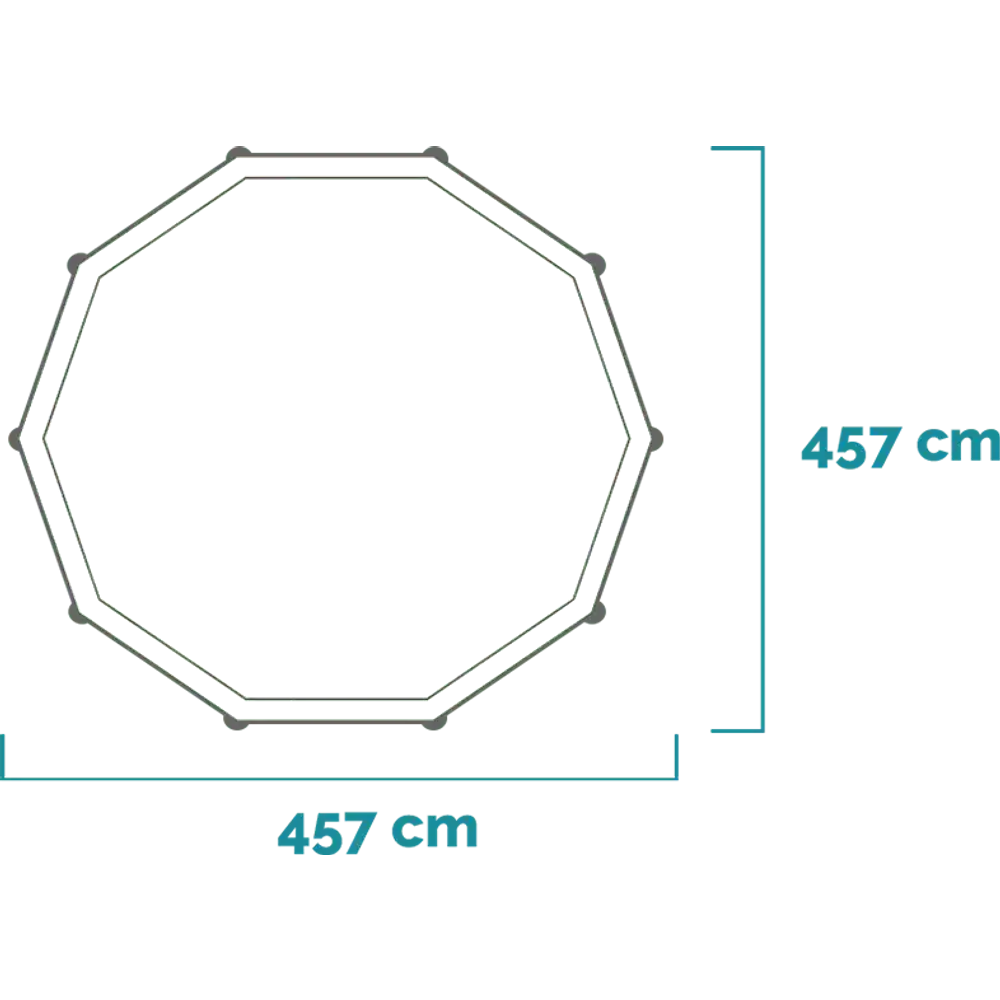 Intex bazen sa metalnim okvirom Prism Frame 457 x 107 cm,  26724NP slika 9