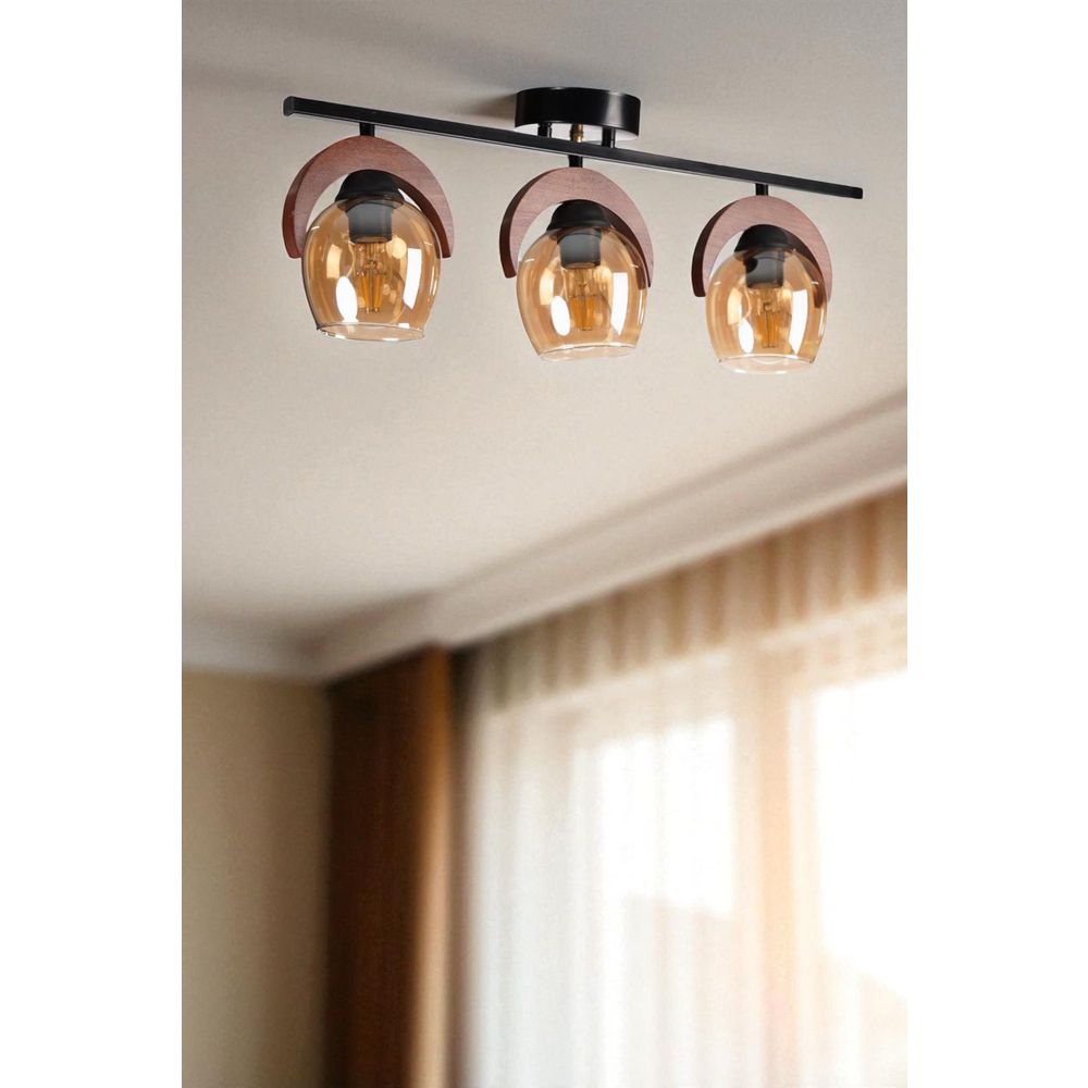 Opviq Luster 068, Med, Orah, Crna slika 1