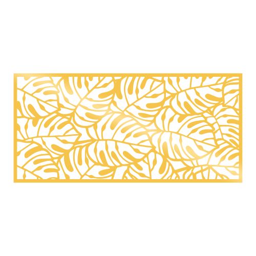 Wallity Metalna zidna dekoracija, Decorative Panel 6 - Gold slika 3