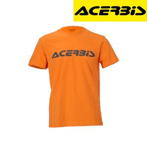 Majica za motor Acerbis T-Logo - Naranžasta vel.L