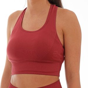 EBW851-RED Eastbound Top Wms Asana Seamless Bra Ebw851-Red