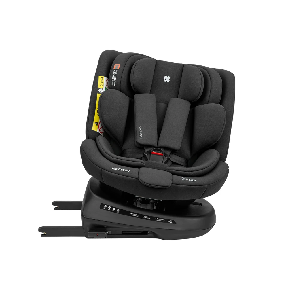 Kikka Boo Rotirajuća autosjedalica i-Defend 40-150cm i-Size Isofix, Black slika 11