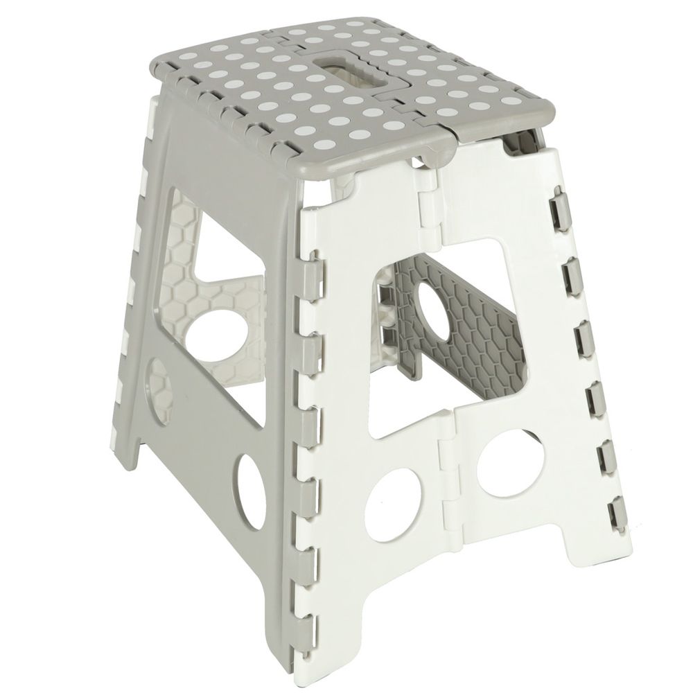 Protuklizni tabure 39CM svijetlo sivi  slika 2