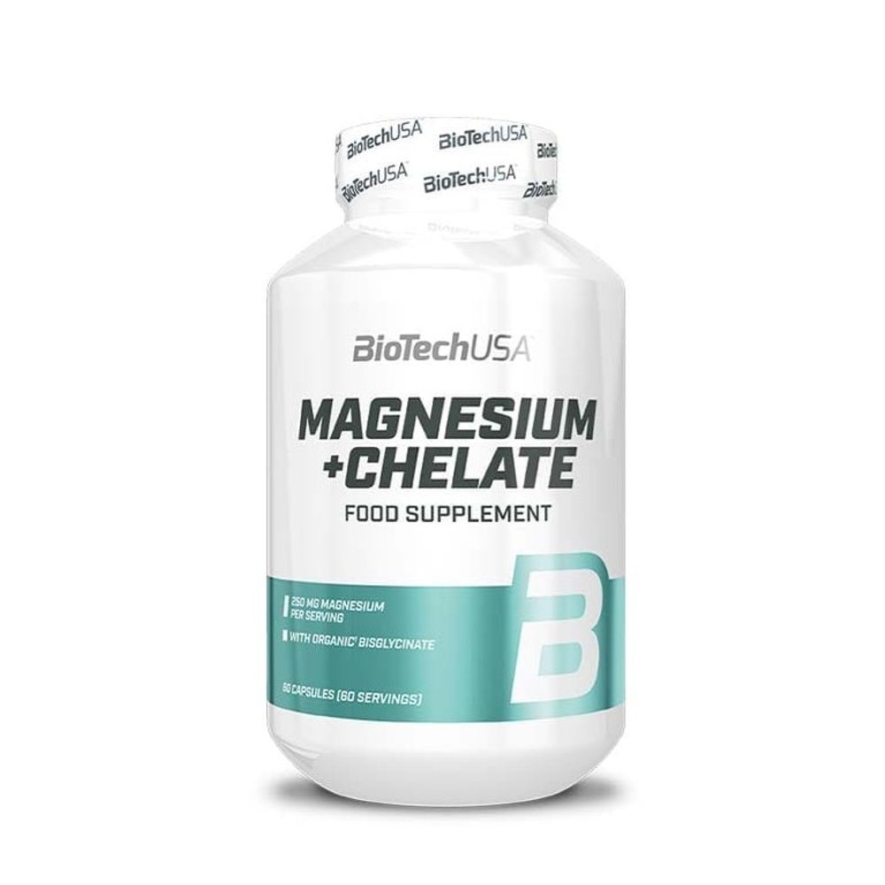 BioTechUSA Magnesium + Chelate - 60 Kapsula slika 1