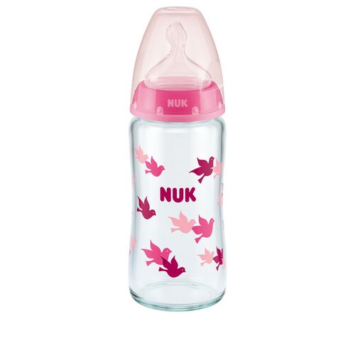 NUK staklena bočica FC+ 240 ml, 0-6 m 10745121 slika 5