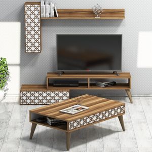 Planet - Walnut, White Walnut
White Living Room Furniture Set