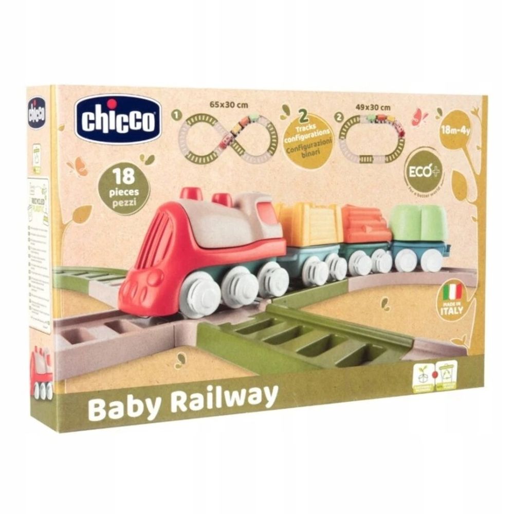 Chicco Vozić sa šinama ECO+ Baby Railway slika 14