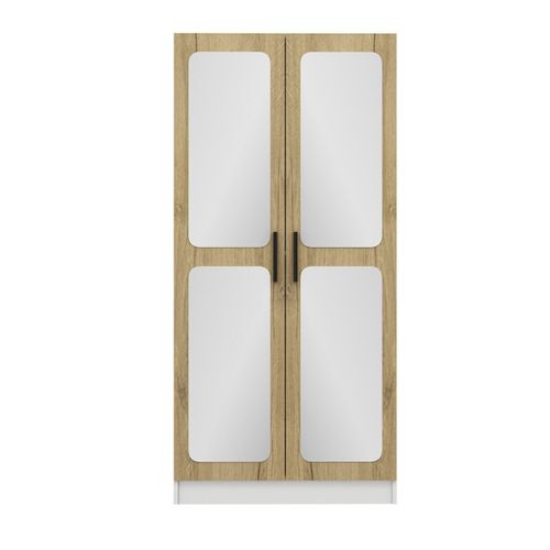 Woody Fashion Garderoba, Kale Mirror Walnut - 190 slika 5