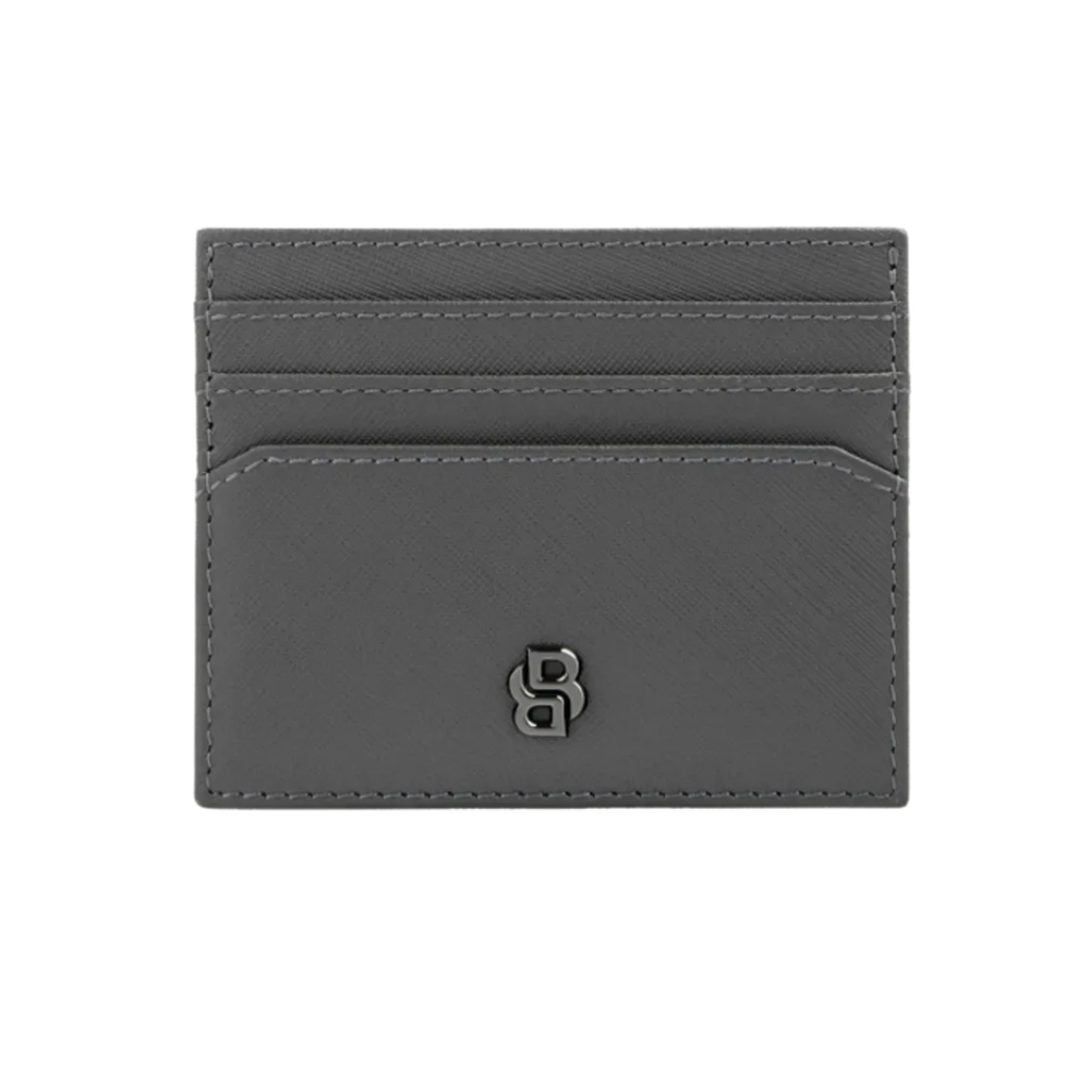 Hugo Boss Držač kartica Double B Saffiano HLC526H siva slika 1