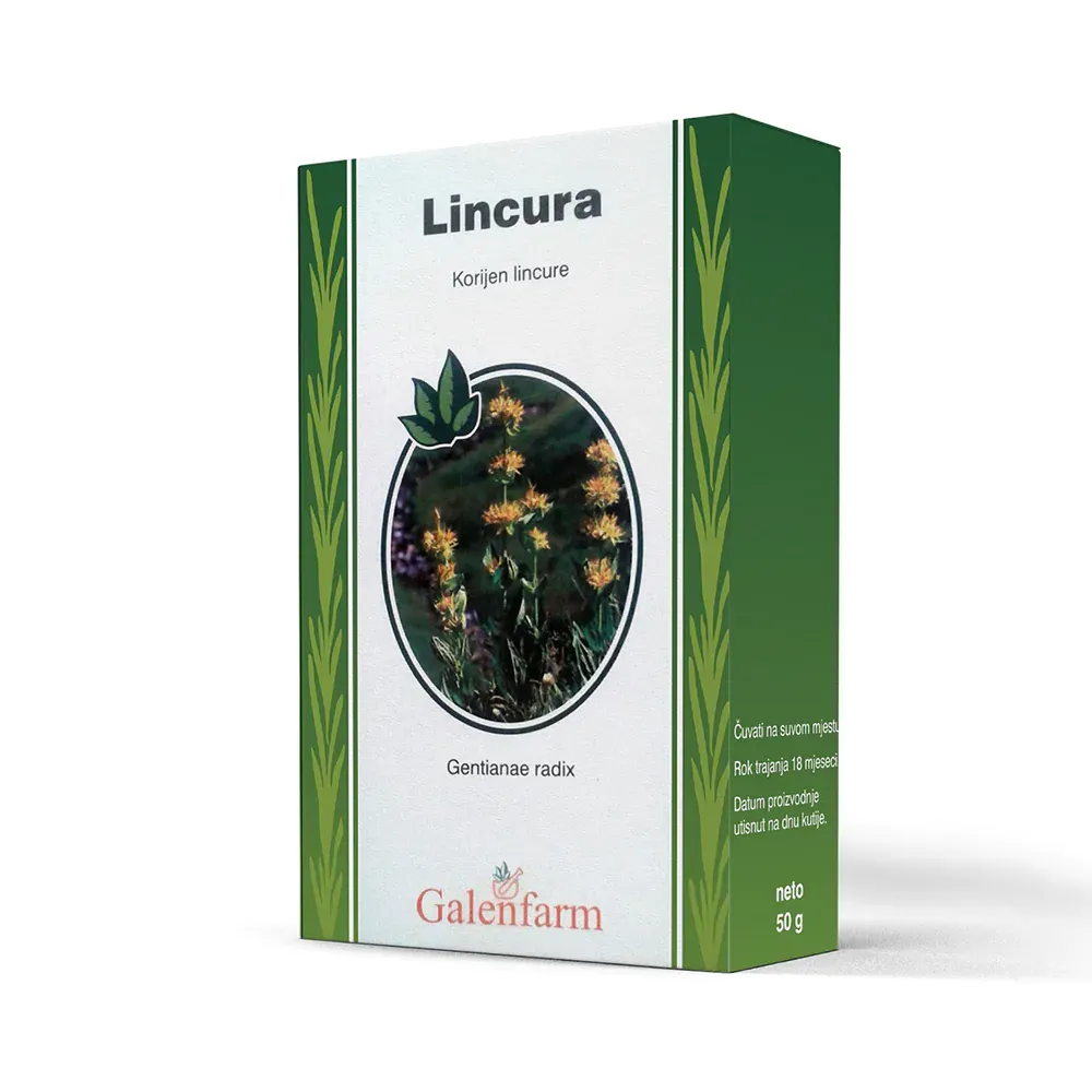 Galenfarm Čaj od lincure 50 g slika 1