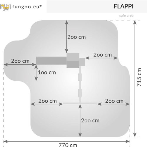 Fungoo Set Flappi - drveno dečije igralište slika 6