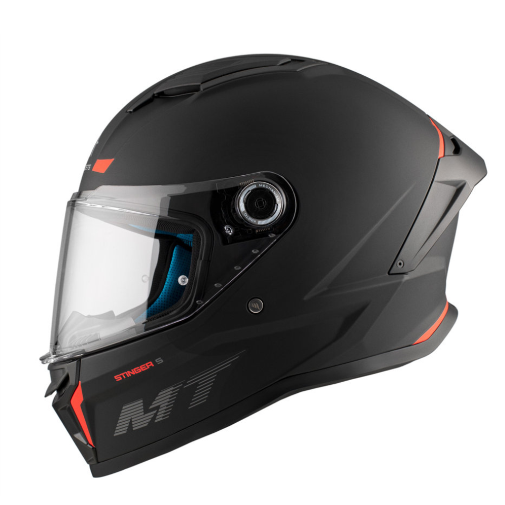 MT Helmets Stinger 2 Solid A1 Matt Black slika 1