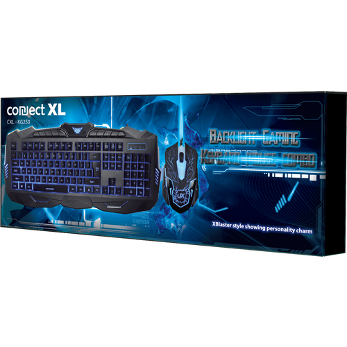 Connect XL Tipkovnica + miš, gaming set - CXL-KG250 Kit Gaming slika 2