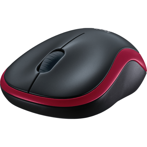 Logitech Miš bežični, 2.4 GHz, 1000 dpi, USB nano, Red - M185 slika 2