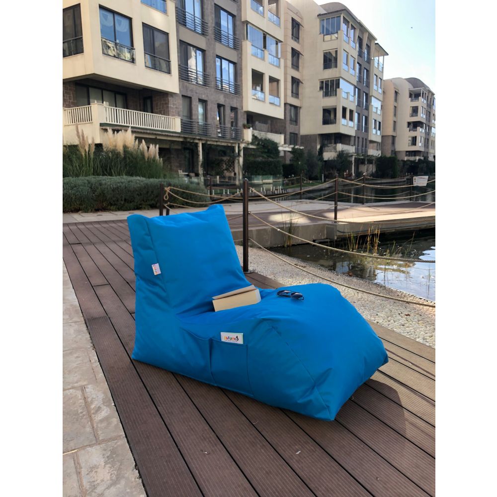 Daybed - Tirkizni Ležaljka Bean Bag slika 2