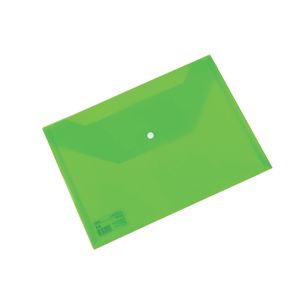 Fascikla/Koverta za dokumenta A4 transparentna zelena EF10452