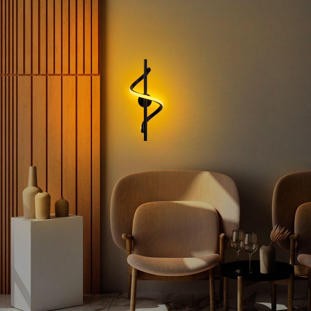 Lıkma - 13510 Crna Zidna Lampa slika 2