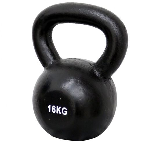 AMILA Kettlebell Cast Iron Rubber Base 16Kg slika 1