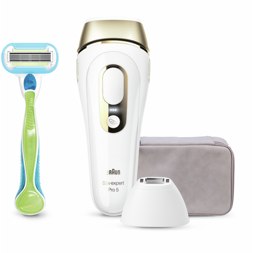 Braun PL5124 Silk-ekspert Pro 5, IPL sa 2 nastavka + Venus brijač i torbica slika 1