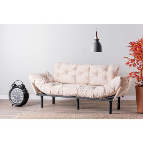 Atelier Del Sofa Trosjed na razvlačenje, Krem, Nitta Triple - Cream slika 1