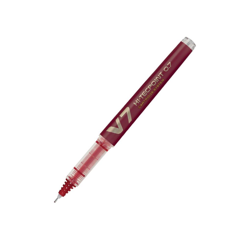 ROLER PILOT V7 HI-TECPOINT 0.7 REFILLABLE CRVENI slika 1