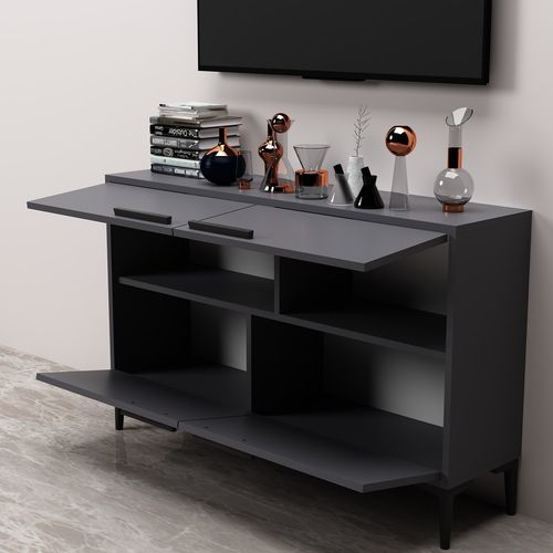 Ctn - Anthracite Anthracite TV Stand slika 5