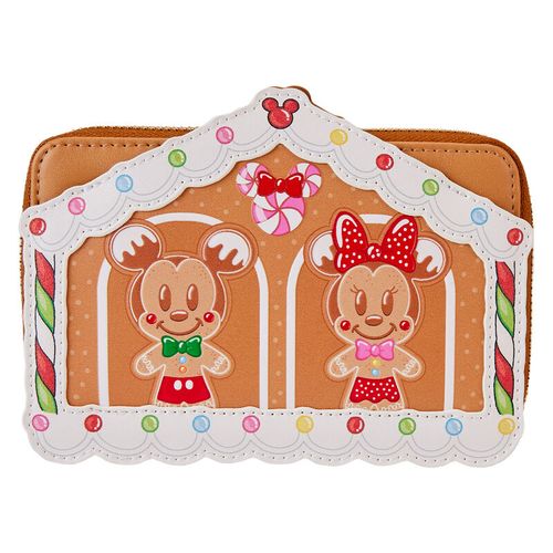 Loungefly Disney Mickey &#38; Friends Gingerbread House wallet slika 1