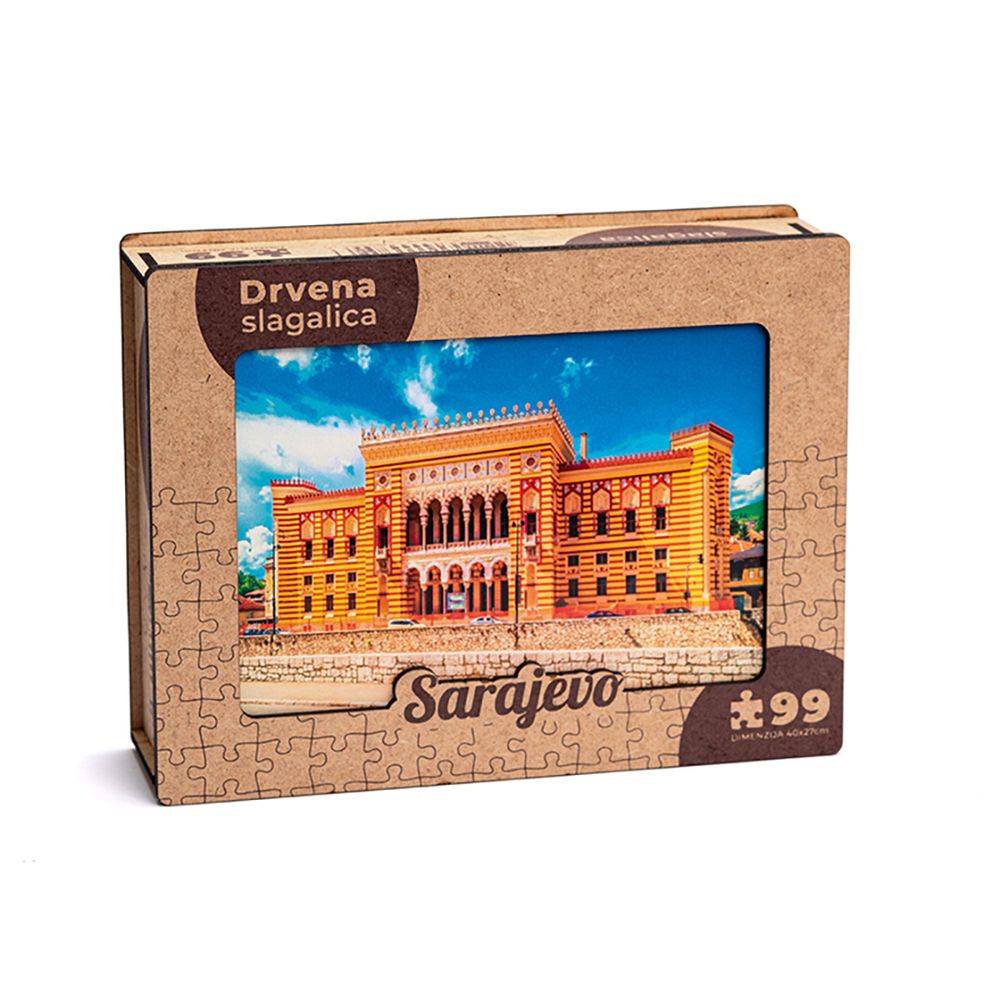 Vrabac Puzzle drvene grad Sarajevo slika 1