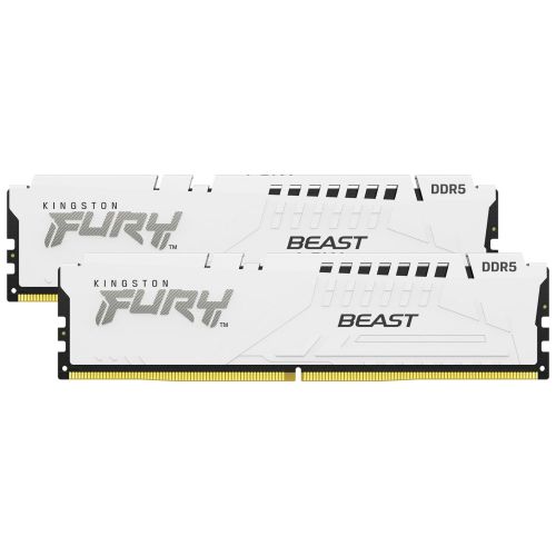 Memorija KINGSTON Fury Beast KF560C36BWEK2-64 64GB DIMM DDR5 6000MHz bela slika 1