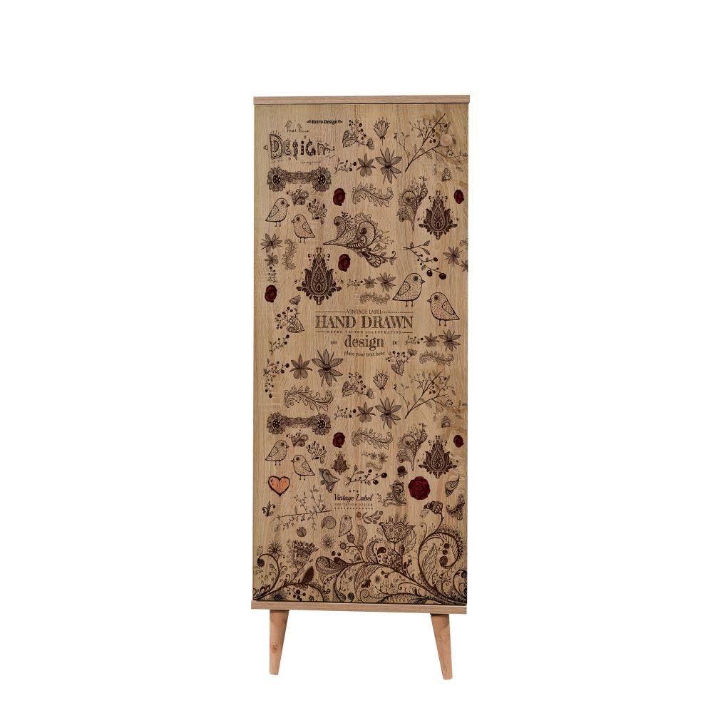 Filinta-731 Sonoma Oak Ormar za Cipele slika 5