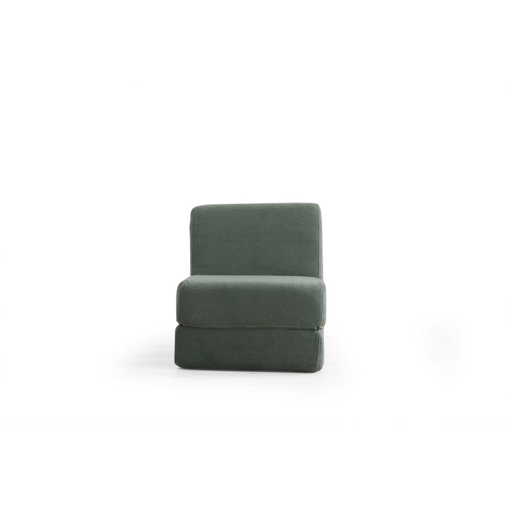 Origami Konvertibilni - Zeleni 1-Sjedalni Sofa-Krevet slika 3
