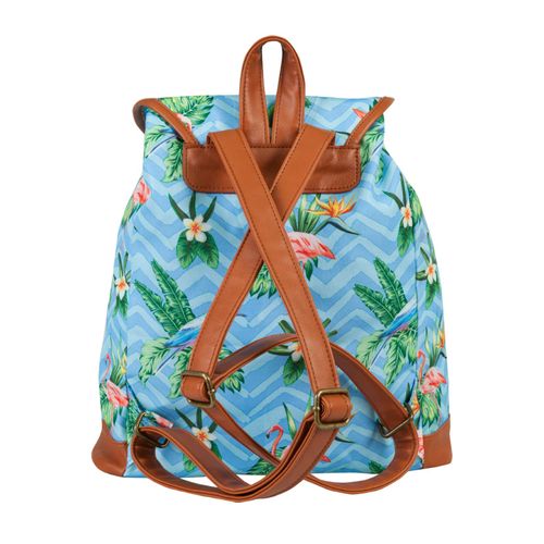 Target ruksak Retro floral blue slika 2