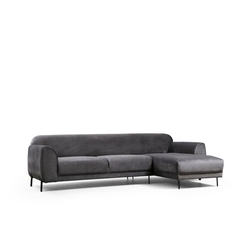 Atelier Del Sofa Kutna garnitura na razvlačenje, Antracit, Image Corner Right ( L3-Chl ) - Anthracite slika 8