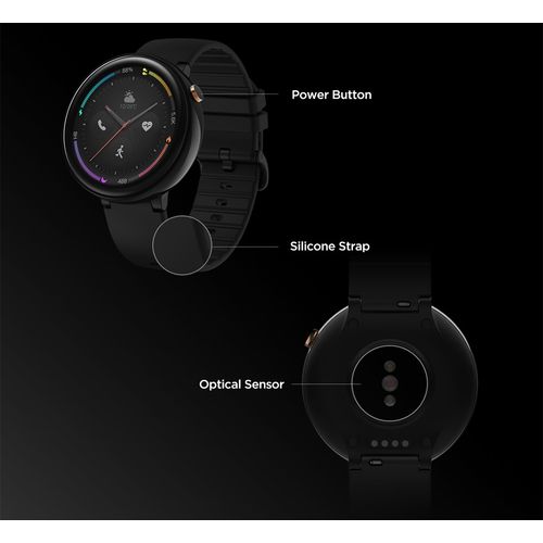 Xiaomi Pametni sat AMAZFIT Nexo, eSIM, crni slika 6