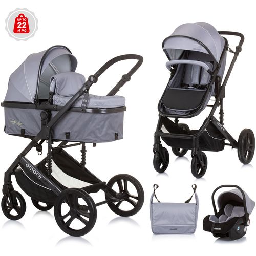 Chipolino kolica Amore Ash Grey slika 12