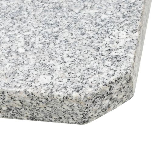 Postolje za suncobran granitno 25 kg četvrtasto sivo slika 21