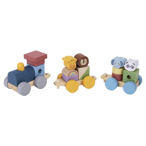 Tooky Toy Montessori drveni vlak  slika 6