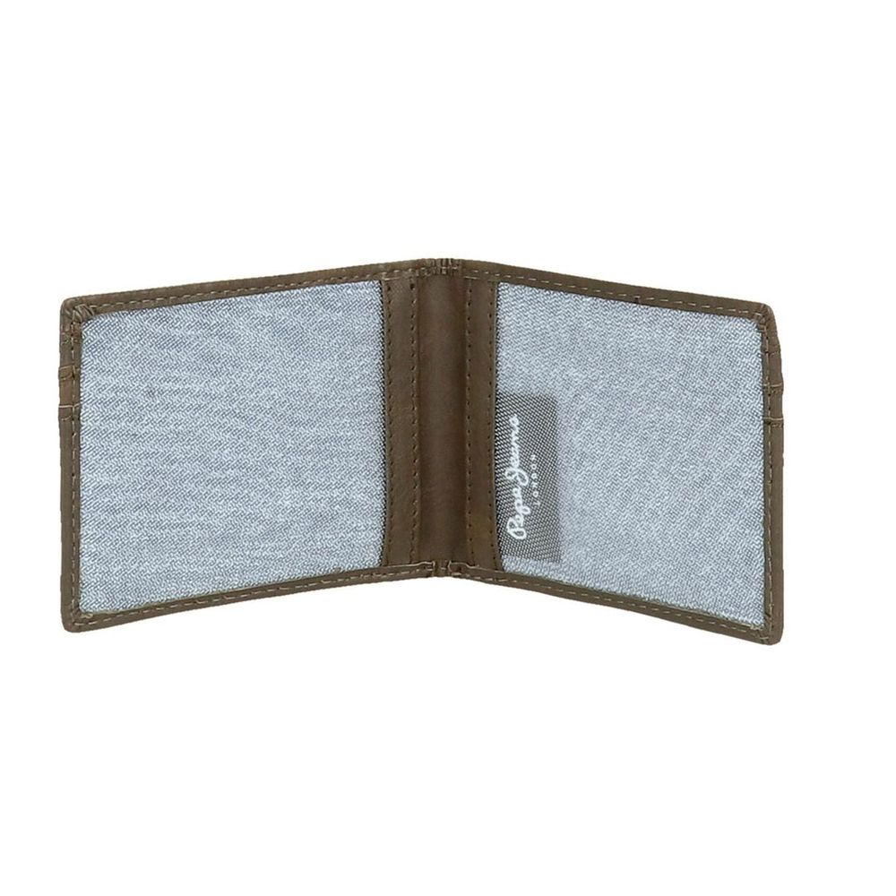 Pepe Jeans Kožni držač za kartice Badge 7370434 khaki slika 3
