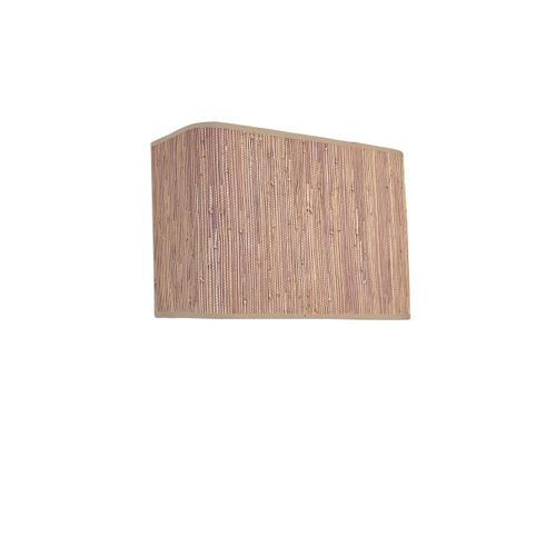 Bambu 04 Abajurlu Dikdörtgen Aplik Wooden Wall Lamp slika 2