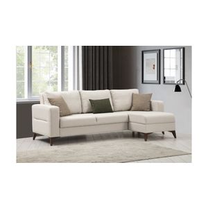 Kristal Rest 2+Corner - Beige Beige Corner Sofa-Bed