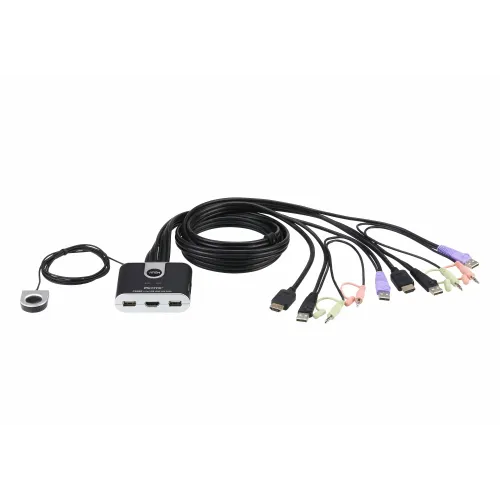 KVM Switch Aten CS692 2-Port USB/3xHDMI/6xUSB/3xAudio slika 2