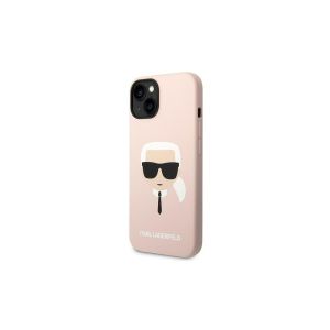 Karl Lagerfeld Futrola za iPhone 14 Pink Karl Head