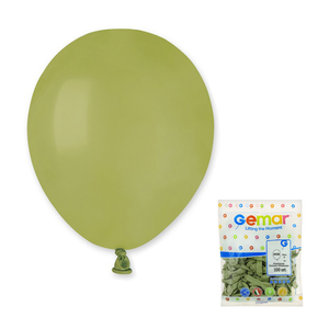 A50-98 Balon Maslinasto zeleni 13cm, 100kom
