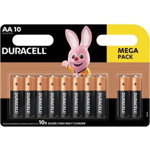 Piles rechargeables DURACELL Stay Charged LR6 (AA) NiMH 2500mAh Blister de  4 piles