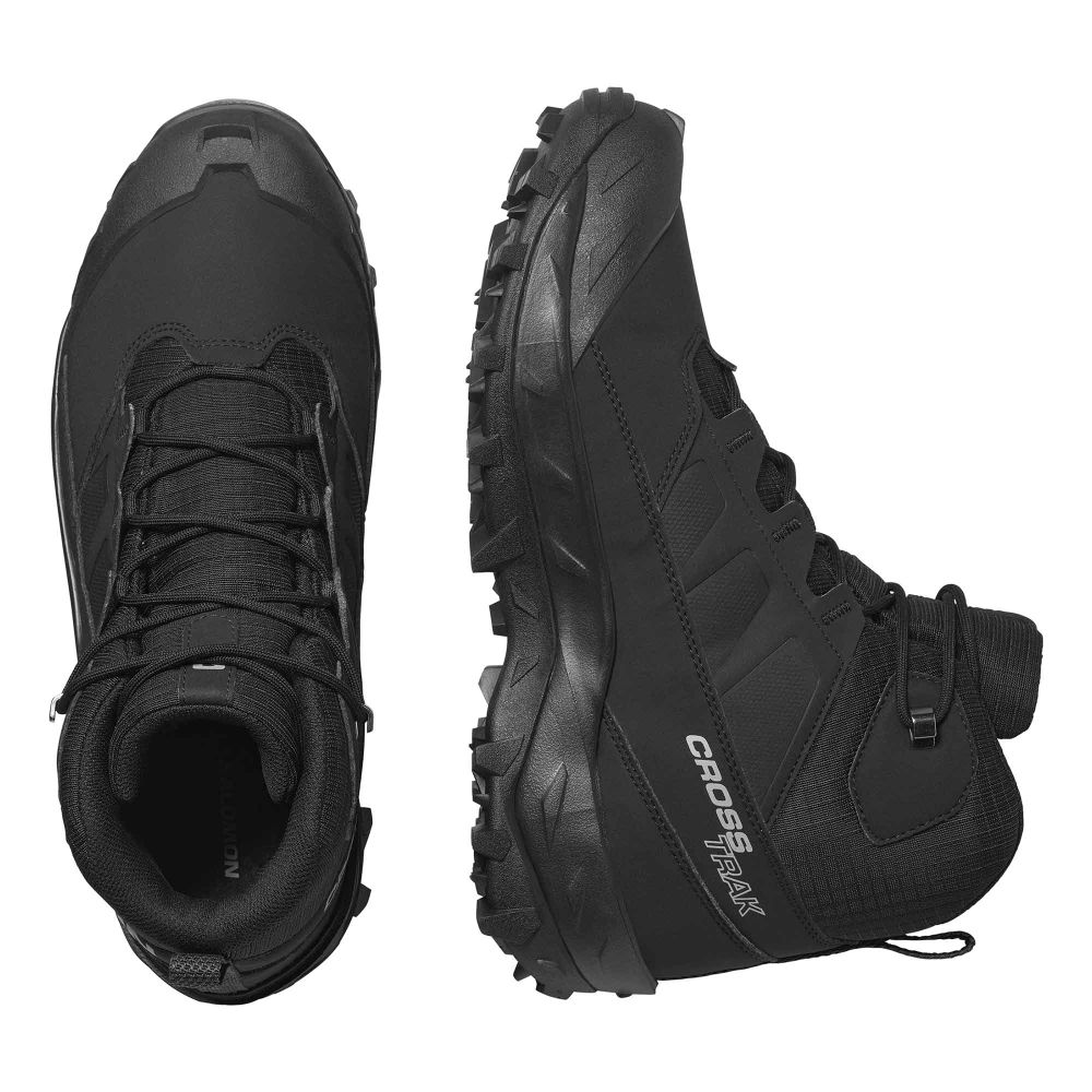 Salomon Muške gležnjerice Crosstrak Waterproof, Black/Asphalt slika 5