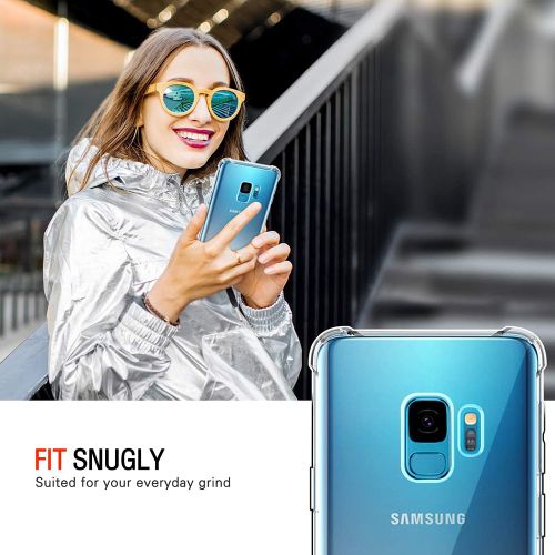 Techsuit Shockproof Clear Silicone prozirna maskica otporna na udarce za Samsung Galaxy S9 slika 4