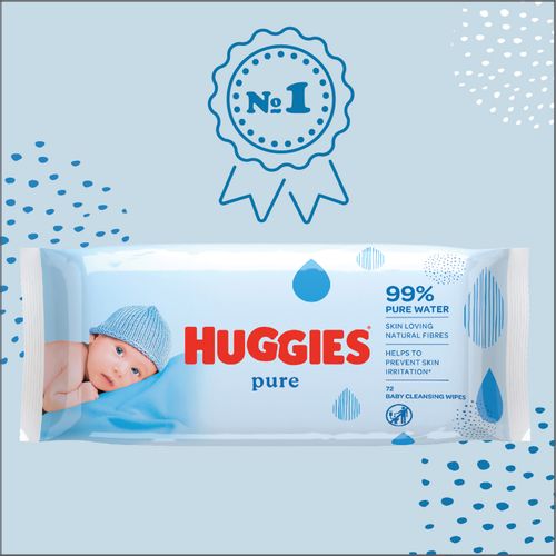 Huggies vlažne maramice pure 56kom slika 6