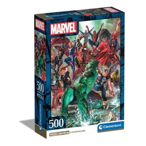 Clementoni CL35546 Puzzle 500 MARVEL, 500kom