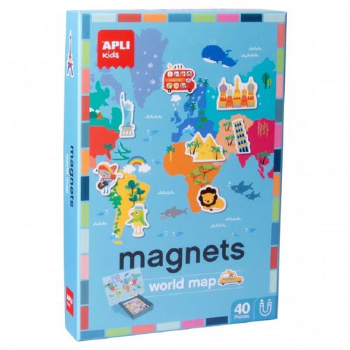 APLI Društvena igra - Magnets World Map 16494 slika 1