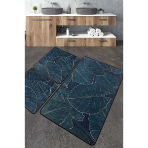 Zeleno Multicolor Bathmat Set (3 Pieces)